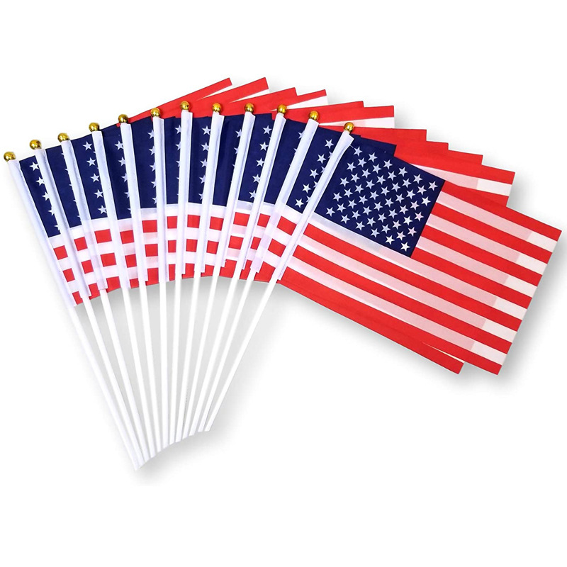 Custom Mini Handheld Stick Flag